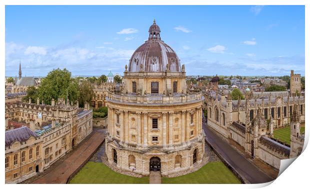 Oxford's Architectural Grandeur Print by Richard Downs