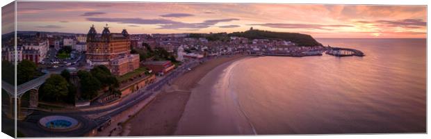 Scarborough Sunrise Grand Hotel Canvas Print by Apollo Aerial Photography