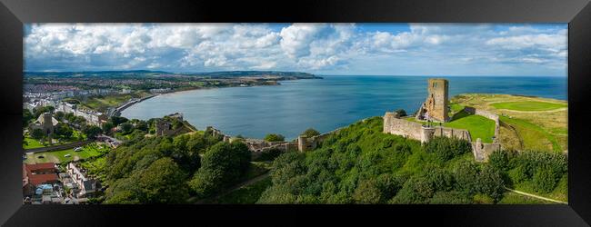Scarboroughs North Bay Framed Print by Apollo Aerial Photography