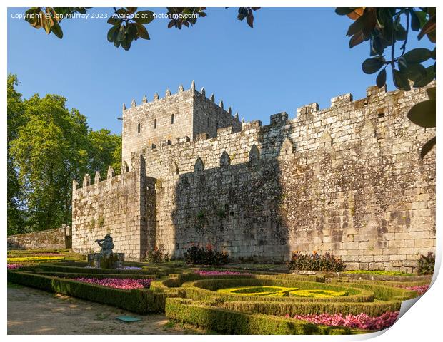 Soutomaior castle, Pontevedra, Galicia, Spain  Print by Ian Murray
