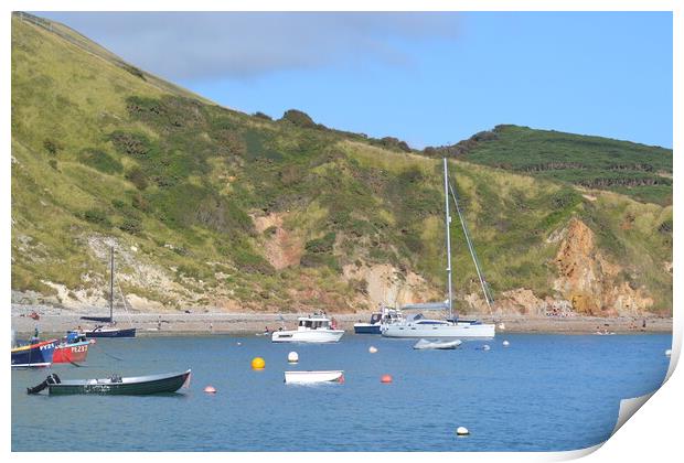 Lulworth Cove Print by John Bridge