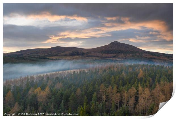 Bennachie Print by Veli Bariskan