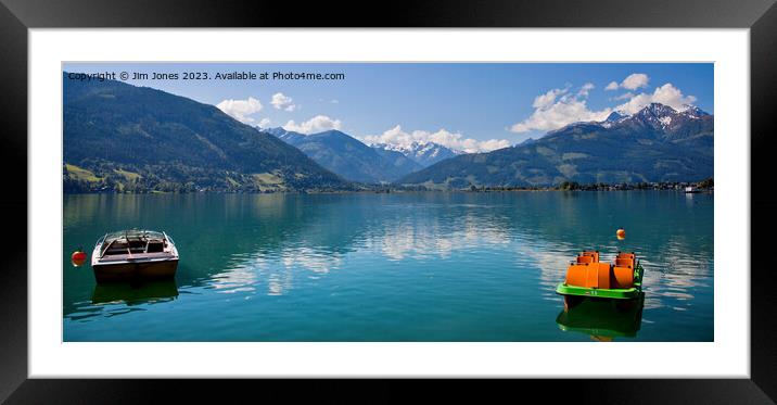 Zell am See - Panorama Framed Mounted Print by Jim Jones