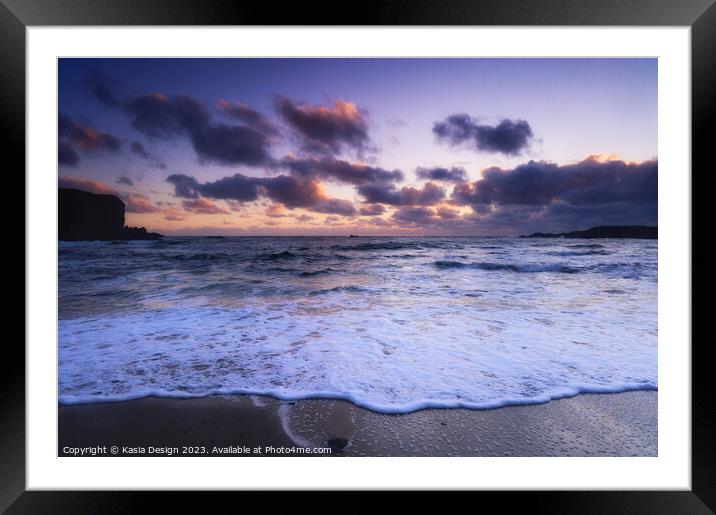 Magnificent Morning in Eyemouth Framed Mounted Print by Kasia Design