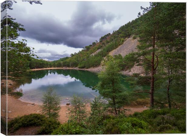 An Lochan Uaine - The Green loch. Canvas Print by Tommy Dickson