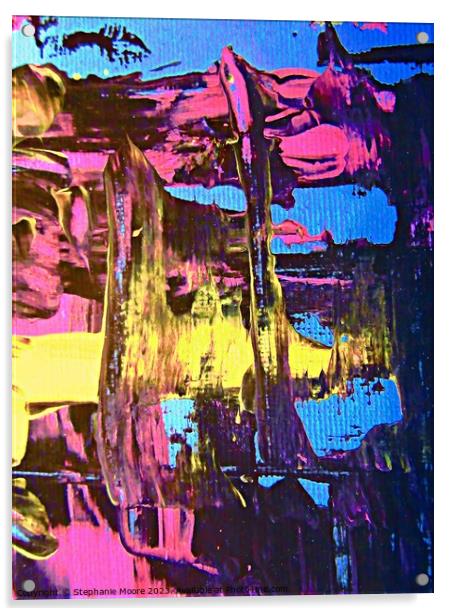 Abstract 747 Acrylic by Stephanie Moore