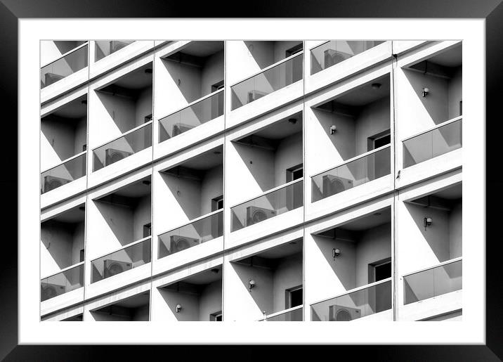 Balconies Framed Mounted Print by Fabrizio Troiani