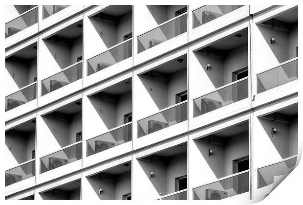 Balconies Print by Fabrizio Troiani