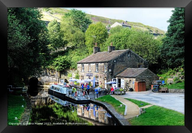 Marsden Tunnel End Standedge   Framed Print by Diana Mower