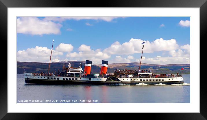 The Waverley Framed Mounted Print by Steve Rowe