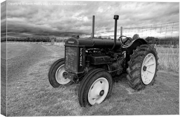 Fordson Tractor  Canvas Print by Navin Mistry