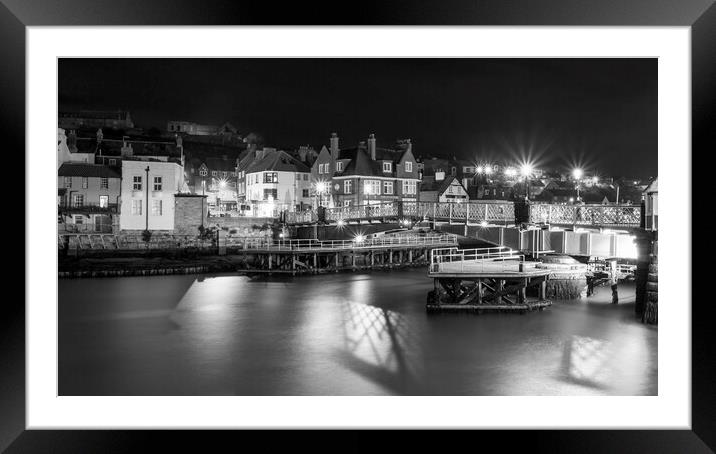 Whitby Swing Bridge North Yorkshire Framed Mounted Print by Tim Hill