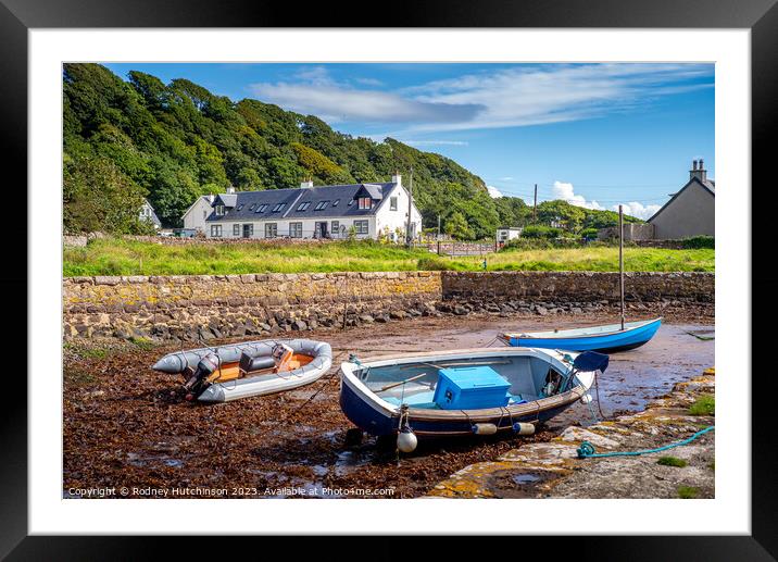 Portencross Harbour  Framed Mounted Print by Rodney Hutchinson