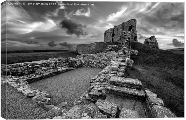 'Eternal Echoes of Duffus Castle, Moray' Canvas Print by Tom McPherson