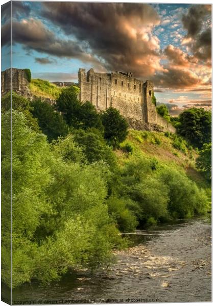 Richmond Castle Canvas Print by Alison Chambers