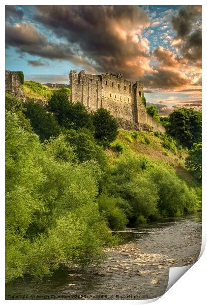 Richmond Castle Print by Alison Chambers