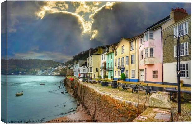 Dramatic Dartmouth Canvas Print by Alison Chambers