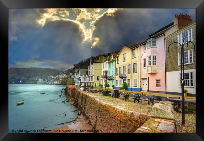 Dramatic Dartmouth Framed Print by Alison Chambers