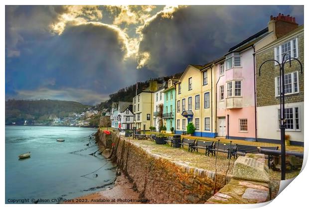 Dramatic Dartmouth Print by Alison Chambers