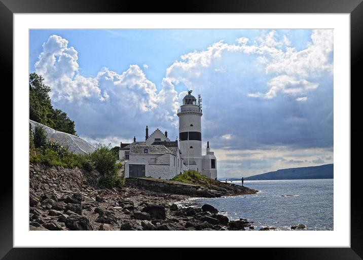 Cloch point Lighthouse Framed Mounted Print by Allan Durward Photography