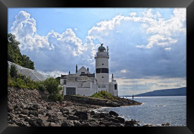 Cloch point Lighthouse Framed Print by Allan Durward Photography