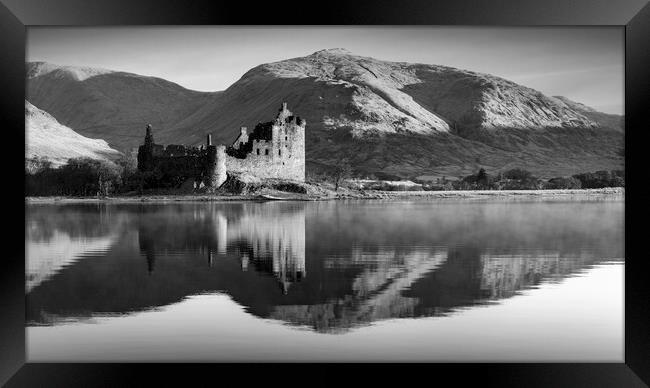 Kilchurn Castle Reflections Framed Print by Anthony McGeever