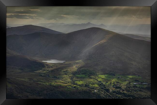 View from Elidir fawr Framed Print by Rory Trappe