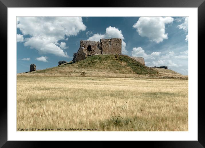 Echoes of Time: Duffus Castle Moray Framed Mounted Print by Tom McPherson