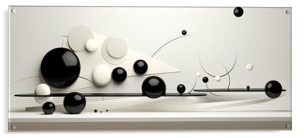 Organic Balance Abstract background with organic shape - abstrac Acrylic by Erik Lattwein