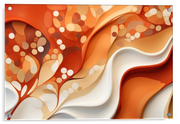 Organic Essence Abstract patterns inspired by nature - abstract  Acrylic by Erik Lattwein