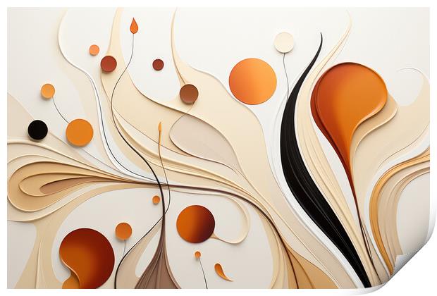Organic Essence Abstract patterns inspired by nature - abstract  Print by Erik Lattwein