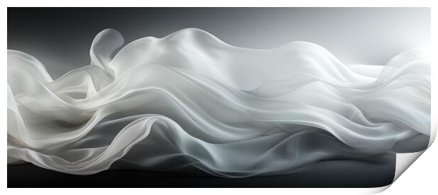 Subtle Ethereal Beauty Abstract background - abstract background Print by Erik Lattwein