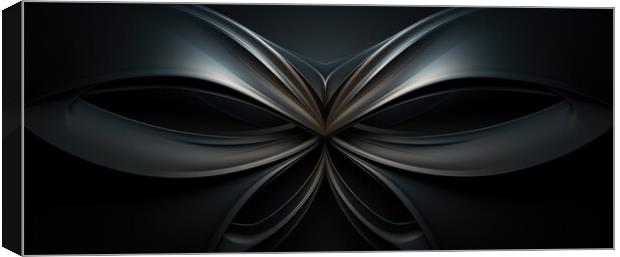 Subtle Symmetrical Beauty Subdued abstract patterns - abstract b Canvas Print by Erik Lattwein