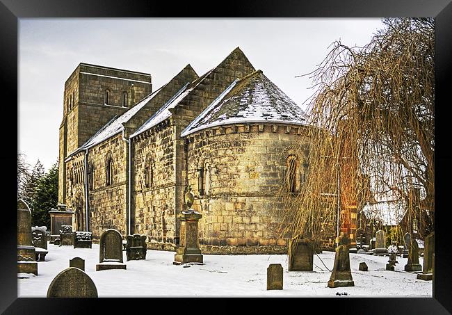 Dalmeny Parish Church Framed Print by Tom Gomez