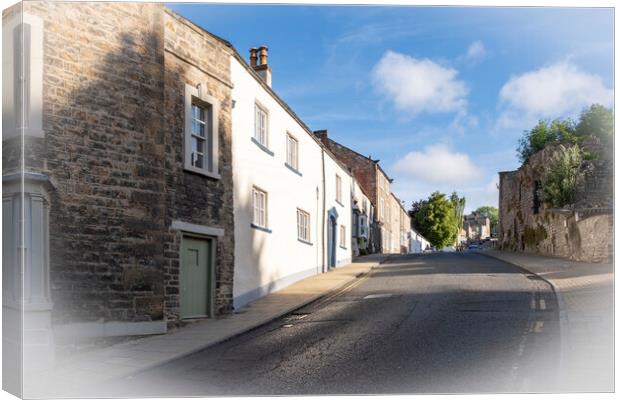 New Road Richmond North Yorkshire Canvas Print by Steve Smith