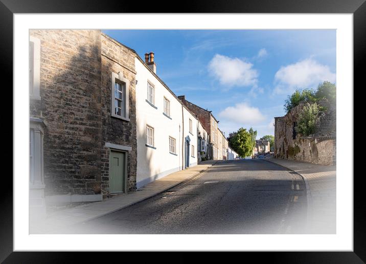 New Road Richmond North Yorkshire Framed Mounted Print by Steve Smith