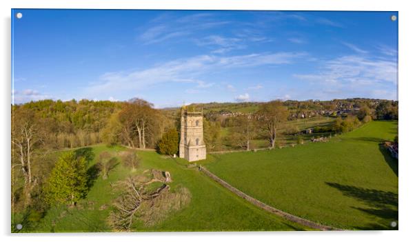 Culloden Tower Richmond North Yorkshire Acrylic by Steve Smith