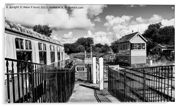 South Devon Railway Totnes Station Acrylic by Peter F Hunt
