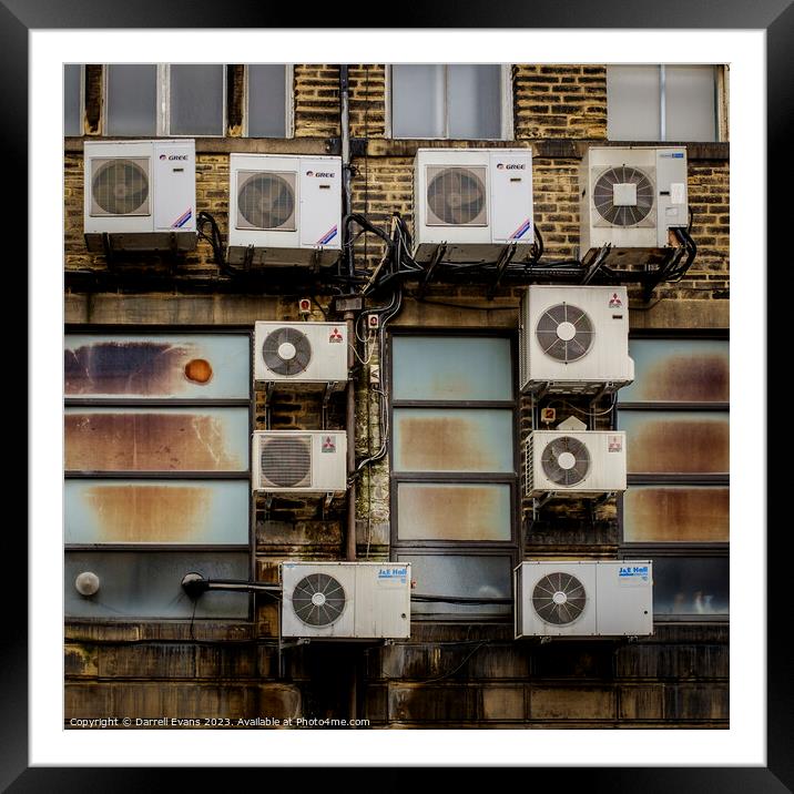 Air conditioning Framed Mounted Print by Darrell Evans