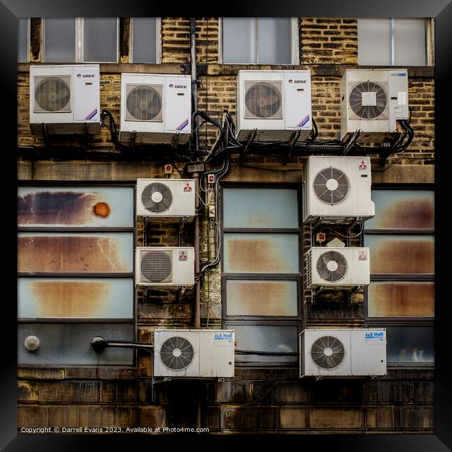 Air conditioning Framed Print by Darrell Evans