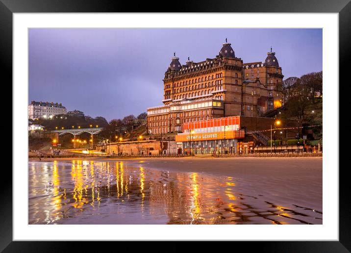 The Grand Hotel Scarborough Framed Mounted Print by Steve Smith