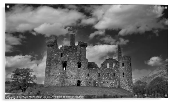 Kilchurn Castle Acrylic by Tom McPherson