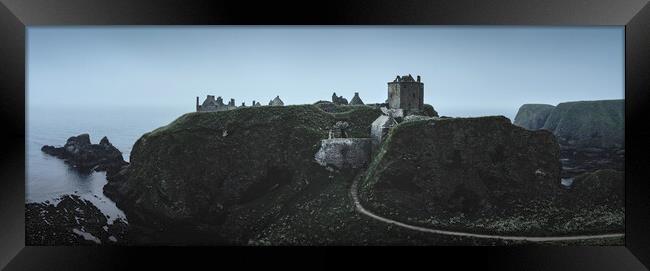 Dunnottar Castle Panorama Framed Print by Anthony McGeever