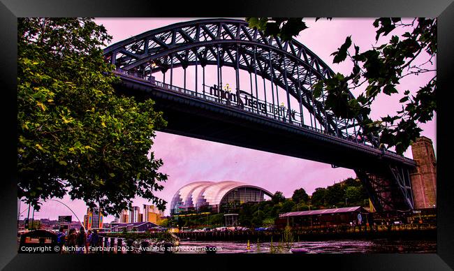 Tyne Bridge Framed Print by Richard Fairbairn