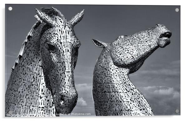 Scotland's Iconic Kelpies: Awe-Inspiring Monuments Acrylic by Tom McPherson