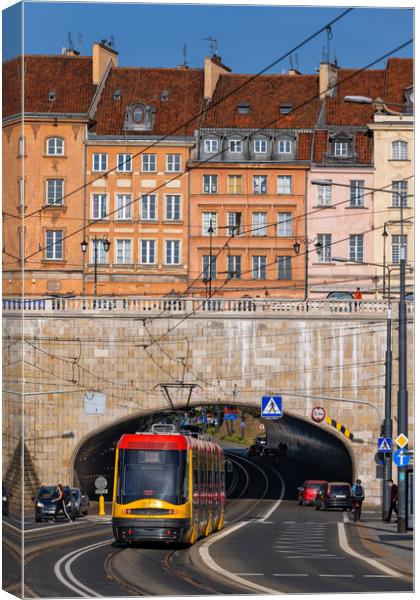 Tunnel Under Old Town Of Warsaw Canvas Print by Artur Bogacki