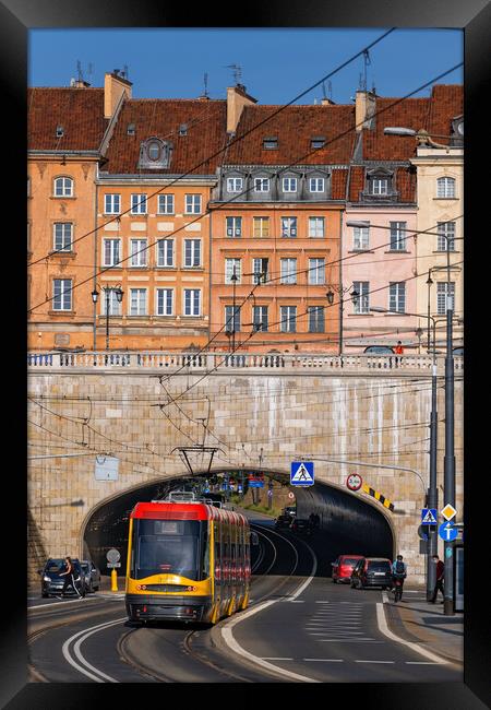 Tunnel Under Old Town Of Warsaw Framed Print by Artur Bogacki