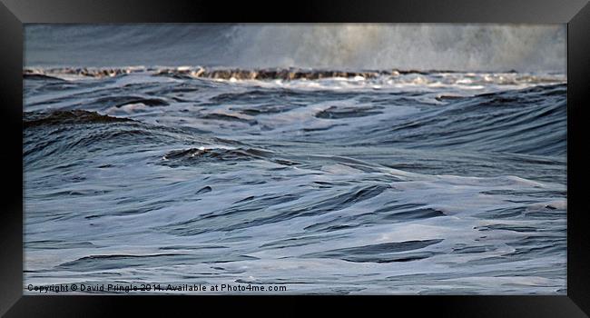 North Sea Waves Framed Print by David Pringle