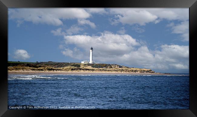 Lossiemouth Lighthouse Framed Print by Tom McPherson