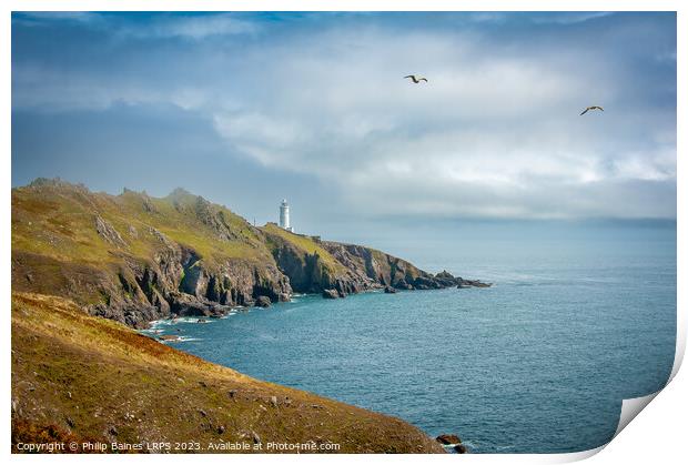 Start Point Lighthouse Print by Philip Baines